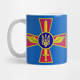 Ukraine Air Force // Vintage-Style Emblem Design Mug